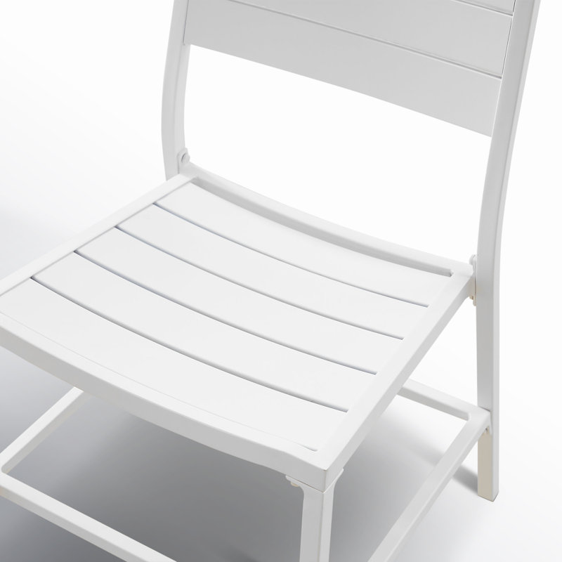 Chaise d'appoint pour l'extérieur Armando, Blanc