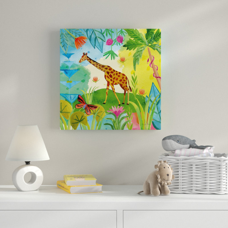 « the big jungle iv », art sur toile, H 24 po x l 24 po x P 2 po