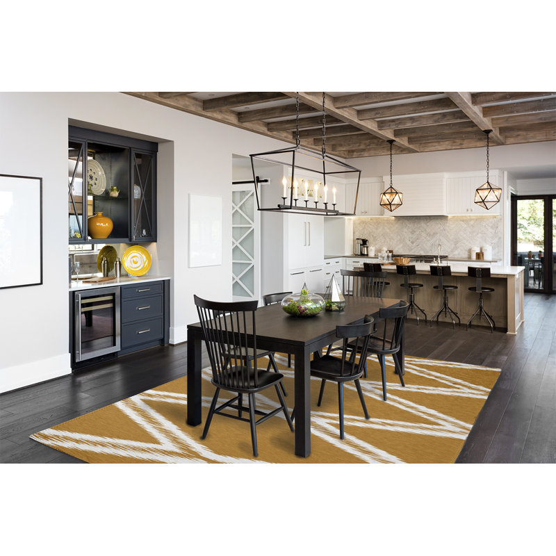 Chenille Geometric Indoor Rug, Rectangle 8' x 10'