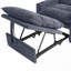 Fauteuil convertible en velours-2072461865