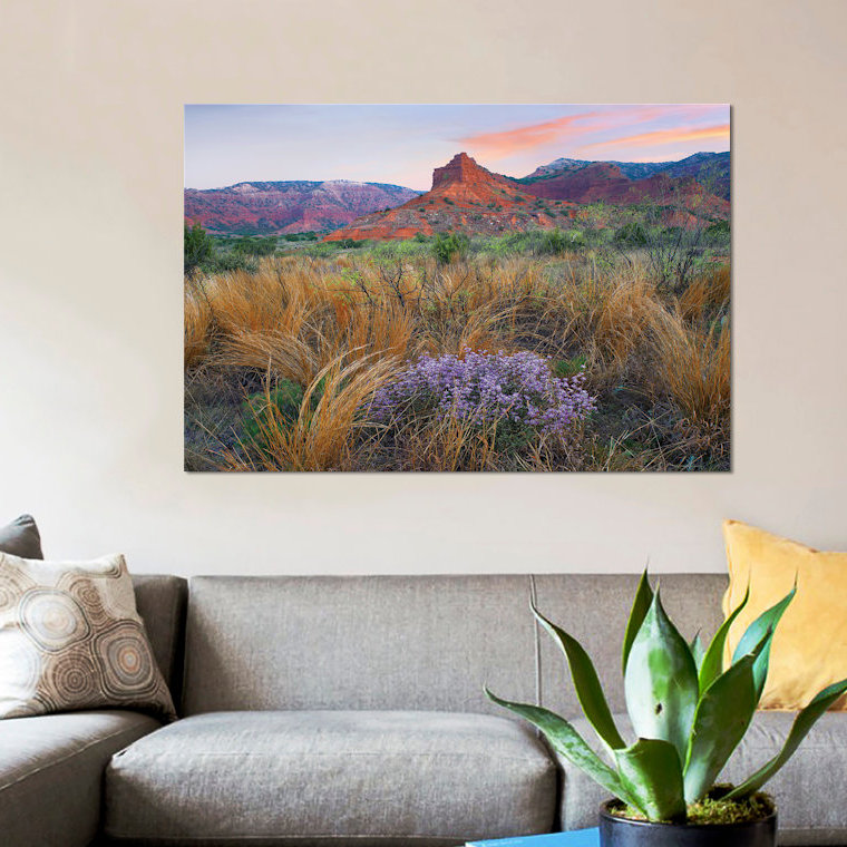 «Caprock Canyons State Park Texas» par Tim Fitzharris, reproduction sur toile tendue, H 18 po x l 26 po x P 1,5 po