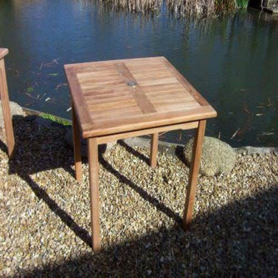 Ontonagon Square Teak Outdoor Dining Table , 80cm cm W 80cm cm D