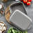 Premiere Ovenware Healthy Ceramic Nonstick 14.6" x 9.5" Rectangular Baking Pan with Lid
