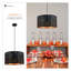 Luminaire tambour suspendu 1 lumière Kimberly