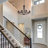 Havalah 10 - Light Steel Candle Style Dimmable Wagon Wheel Chandelier