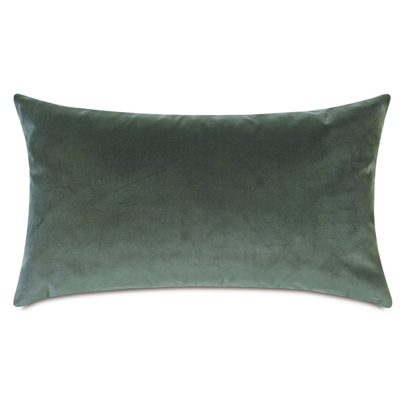 Housse et insert de coussin décoratif en velours Uma, Pin