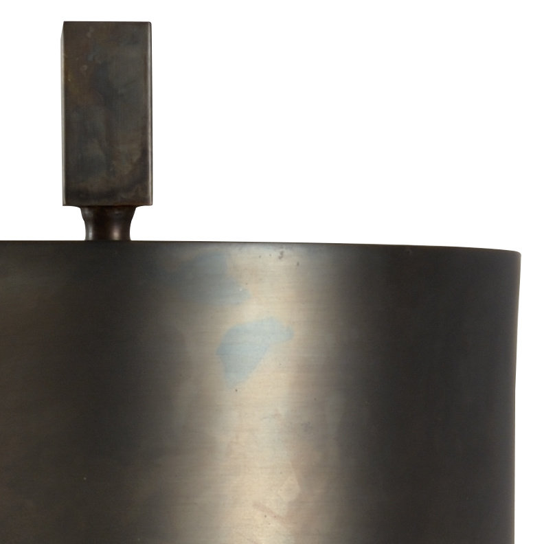 Lampe 36 po bronze brûlé