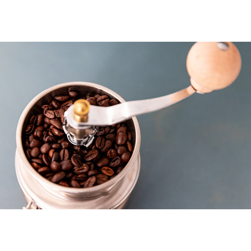 La Cafetière Edited Stainless Steel Manual Burr Coffee Grinder