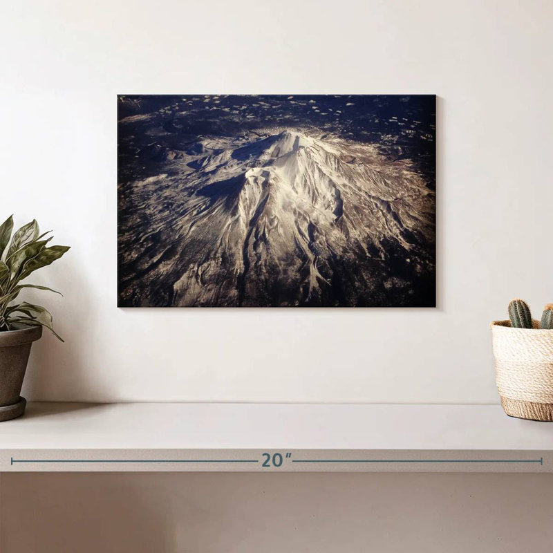 Alvord Mount Shasta Peak, 8" H x 12" W