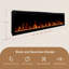 Ultra Thin Aerus Slim Recessed or Wall Mounted Electric Fireplace, Alexa/Wifi Enabled-1171218616