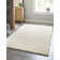 Tapis ivoire à poil long Eginhardt