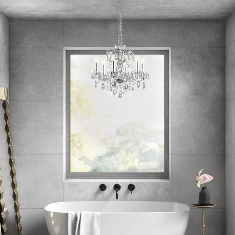 Century 6 - Light Chandelier, French Gold