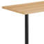 Plateau de table commercial en bois massif de L 60 po x l 30 po avec base en X de 22 po x 22 po-1903296152-1906949253-1906949272