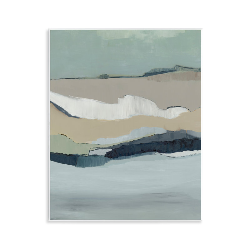 Plaque murale «Tidal Terrain Abstraction» par Jacob Q