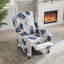 Fauteuil inclinable manuel à imprimé floral-1456641074
