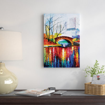 « central park new york », reproduction d’art sur toile tendue