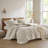 3 Piece Oversized Matelasse Comforter Set