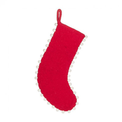 Chaussette de Noël Pom Pom Ball Edge