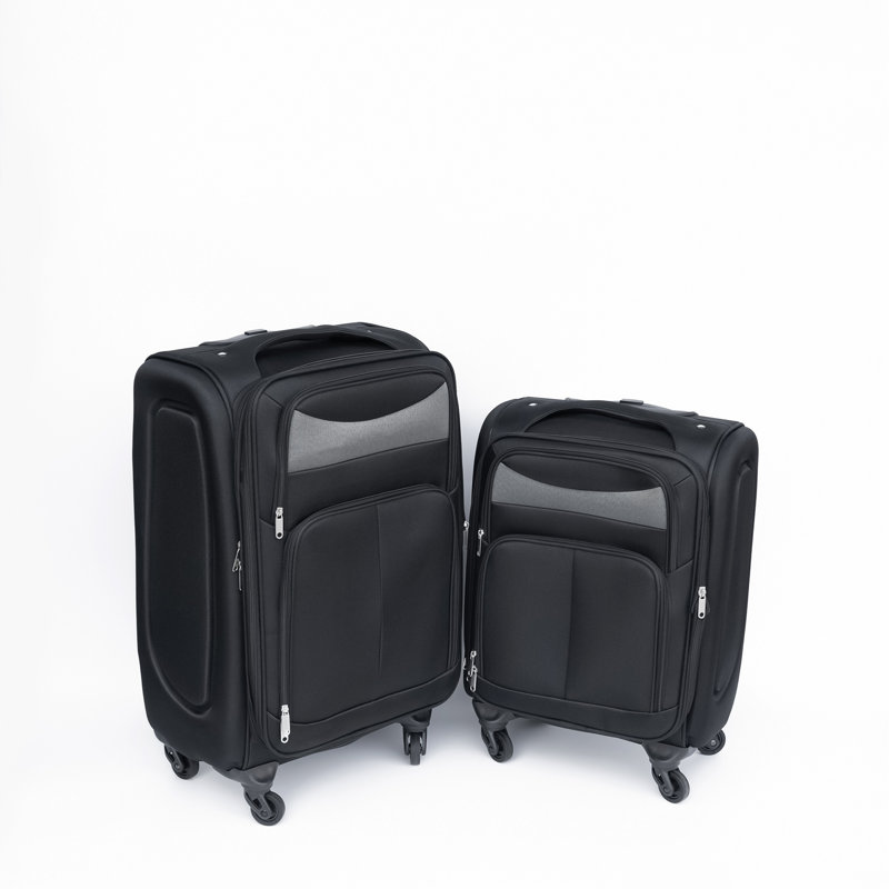 (20 + 24) Ensemble de valise deux pièces Valise à roulettes sans verrou universel