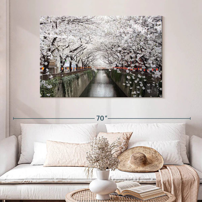 Harnek Sakura Passage, 32" H x 48" W