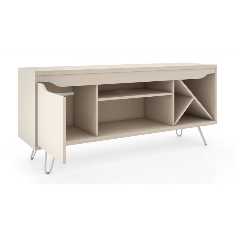 Beatrix Unfinished TV Stand for TVs up to 50", Off White