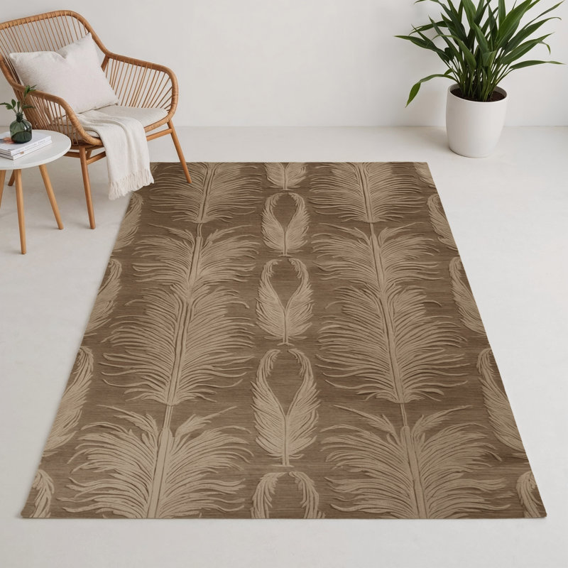 French Gray Indoor and Outdoor Area Rug, Rectangle 5' x 7'