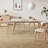 Classic Oak Dining Table and Chairs-107438075