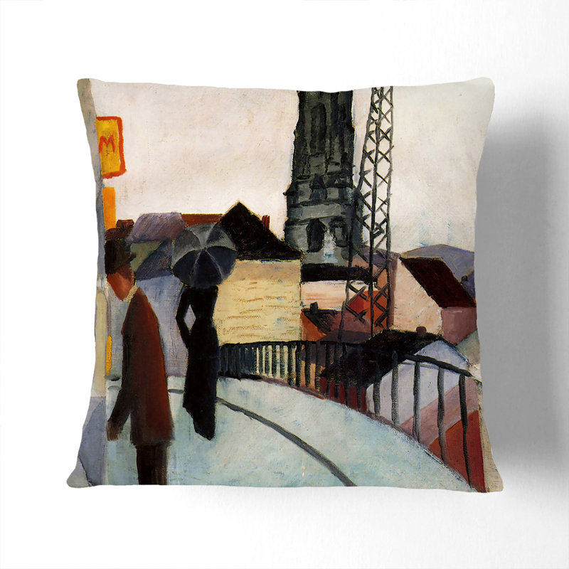 Cathedral Square Throw Cushion, 40cm H x 40cm W x 15cm D