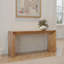Sonya 65" Wide Solid Reclaimed Pine Console Table, Natural-1549204909