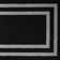 Double Border Machine Tufted Performance Black/Twisted Grey  Rug