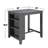 36" Finish Small Space Counter Height Dining Table With USB Charging Ports And Shelves-114223267