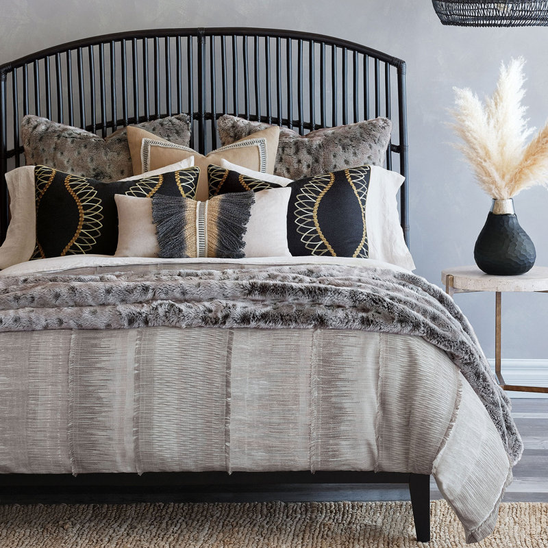 Midori Linen Square Pillow Cover & Insert