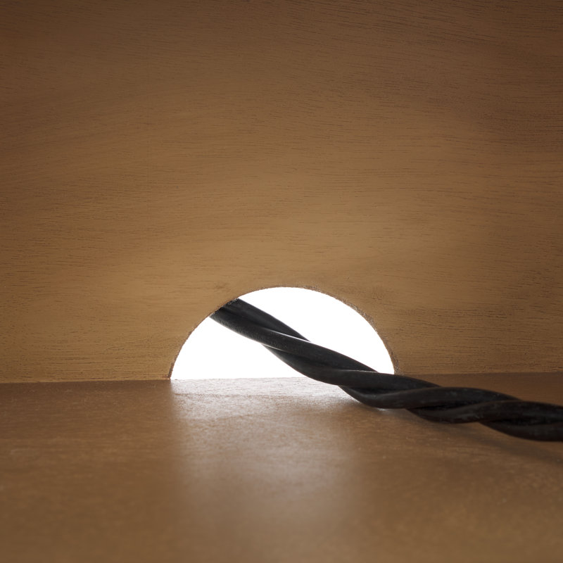 Flaminia 2 Door Media Stand, Brown