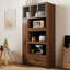 Armoire de cuisine de 70,87 po de hauteur avec tablette de rangement coulissante multi-fonctionnelle multi-niveaux, 1 tiroir, avec porte en verre à cadre en aluminium, cloche à nourriture autoportante avec support à micro-ondes pour salle à manger