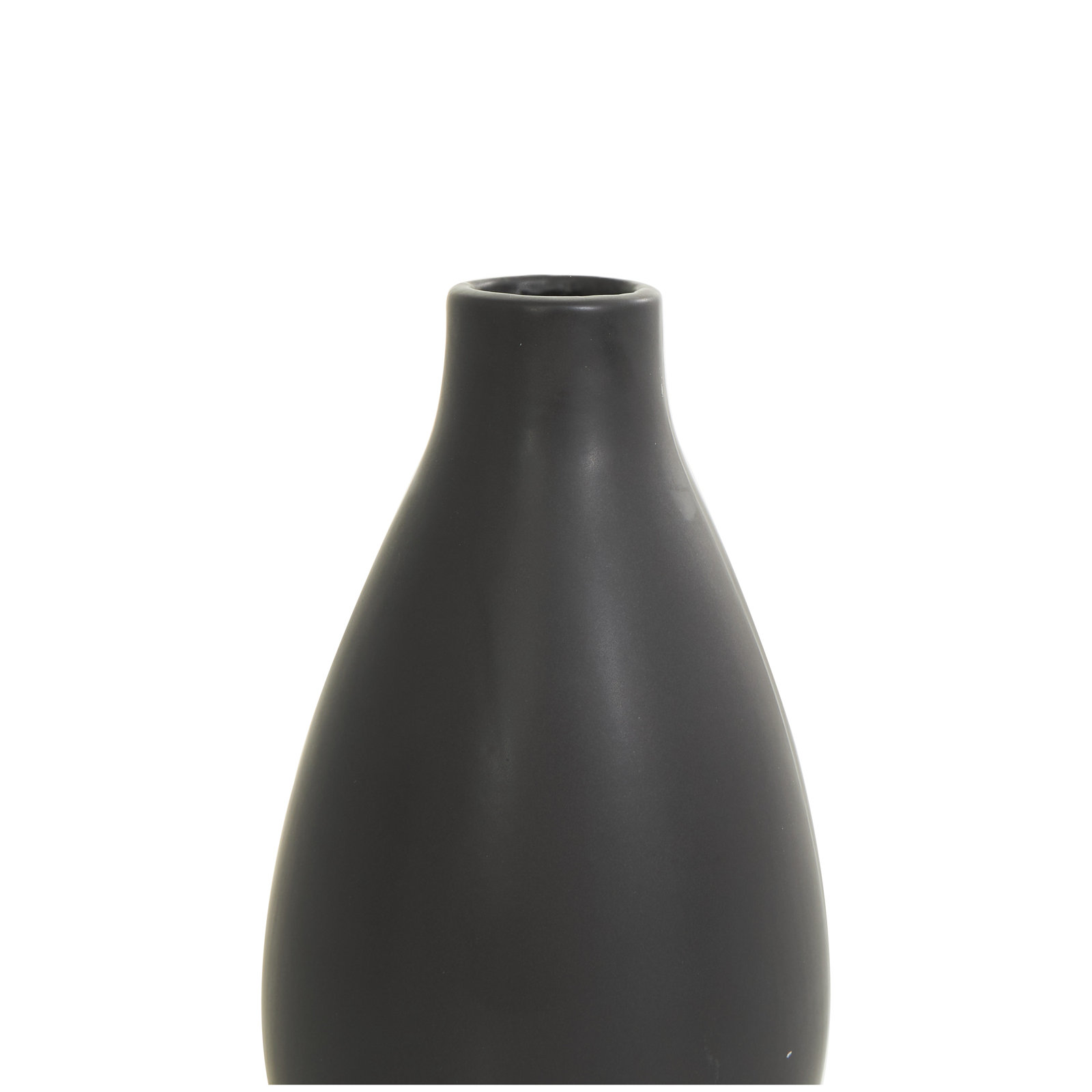 Mable Table Vase, Black