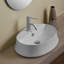 Britannia 23.62" x 17" Oval Above Mount Basin with Single Faucet Hole Drill