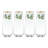 Holiday 4-Piece Glassware Set