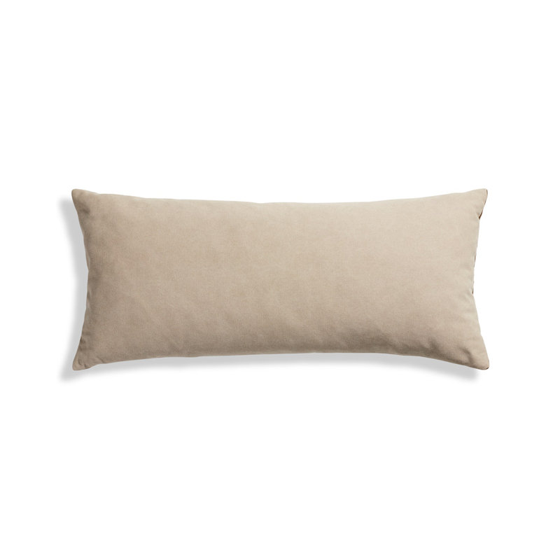 Signal Pillow Cover & Insert, Rectangle 13"H x 30"W, Coffee
