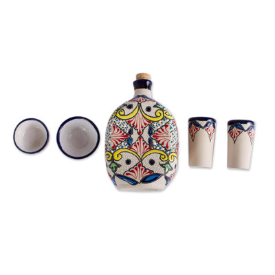 Ceramic 5 - Piece Beverage Dispenser Set