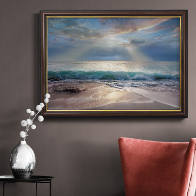 Aqua Blue Morning " Aqua Blue Morning " Painting Print