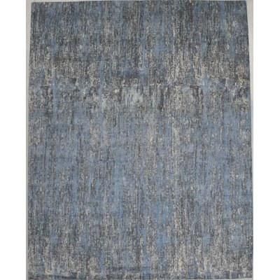Contemporary One-of-a-Kind Rectangle 12' x 15'2" Hand Knotted Area Rug