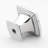 Deco 1 1/4" Length Square Knob Multipack-41858614