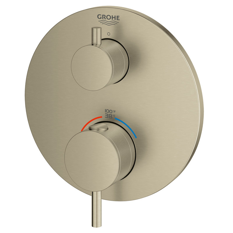 Atrio® New 6.25" x 6.25" Faucet Trim, Brushed Nickel Infinity