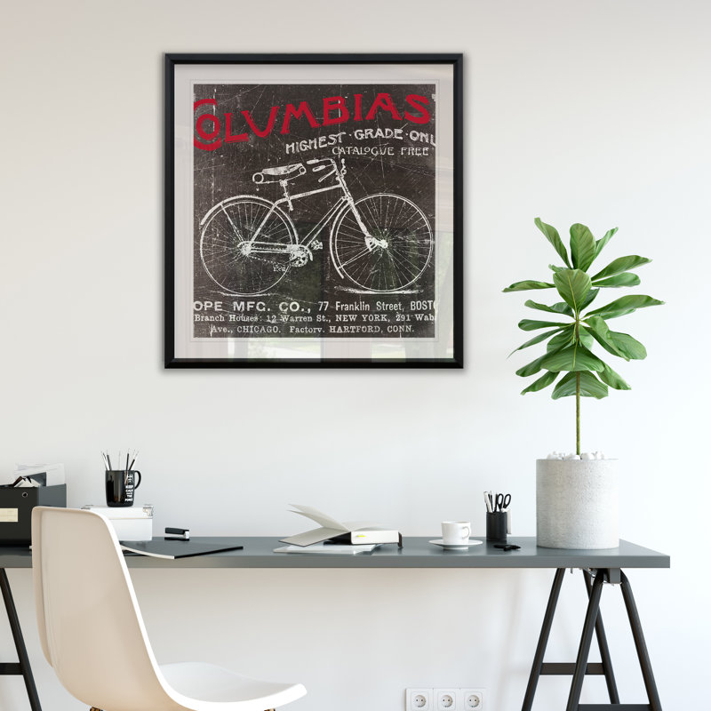 " Antique Bicycle II ", 30.5" H x 30.5" W x 1.5" D