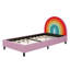 Lit plateforme tapissier Rainbow Design