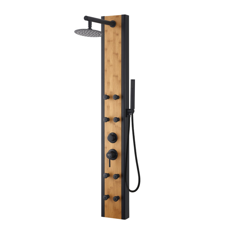 Multifunction 57" Shower Panel with Adjustable Shower Head