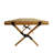 Space-Saving Folding Table with X-Type Support and Multi-Function Design