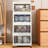 Extra Large Functional Plastic Storage Bins with Wheels-486029368