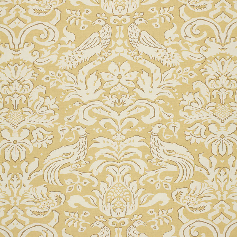 Tissu damassé Aldwyn, Bouton d'or
