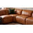 Fernagh Top Grain Leather Corner Sectional Saddle-2010280115